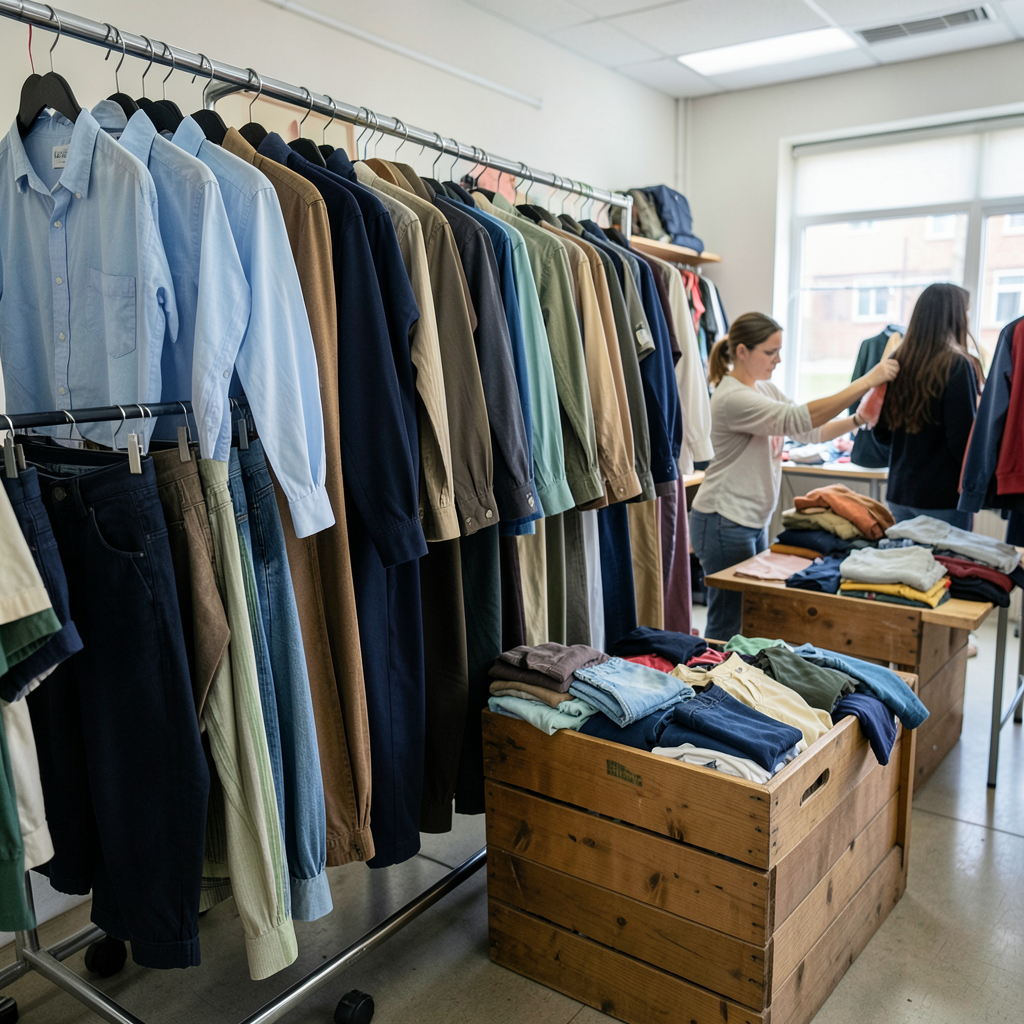 Oxfam shop on Stert Street, Abingdon, calls for donations for Second Hand September